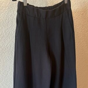 Black Wide-Leg Pants by Aerie